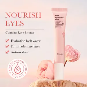 Rose Hyaluronic Acid Skin Care Beauty Eye Cream Cosmetics Anti Aging Repairing Dark Circles Anti Wrinkle Under Eye Cream