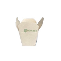 Vente flash - Boîtes à nouilles en papier kraft biodégradables de 14 à 32 oz, blanches/marron, pour emporter