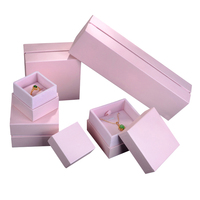 Emballage de bijoux en carton velours avec logo personnalisé, grande perle, boîte à bijoux indienne en or