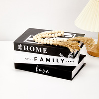 Boîtes décoratives en forme de faux livres, pliables, inspirées des empillements de faux livres, pour table basse, étagère ou décoration intérieure du salon