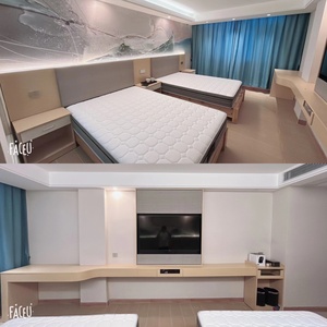 Custom Wood Modern Eco-Friendly Apartment Resort Hotel de lujo Juegos de dormitorio Muebles - Product Image 1