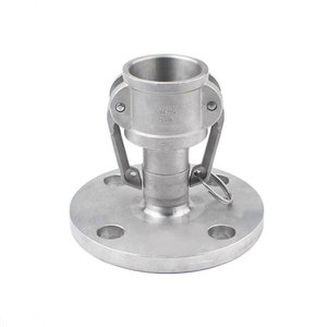 304 Stainless Steel <b>Quick</b> <b>Connector</b> With Flange Female Coupling For Hose Fitting - Product Image 1