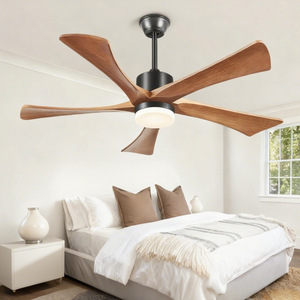Outdoor <b>Ceiling</b> Fan 52 Inch Wood Blades With <b>Light</b> DC Motor Reversible Airflow Quiet Design <b>Remote</b> <b>Control</b> - Product Image 4