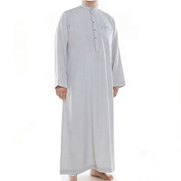 Vente en gros d'usine de Thobe de Dubaï Abaya pour hommes musulmans pas cher Design Kanzu