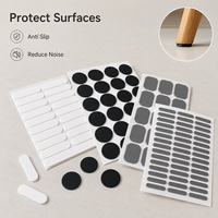 Patins en caoutchouc EVA et silicone découpés sur mesure, auto-adhésifs, antidérapants et étanches pour la protection des meubles et des appareils électroniques (OEM/ODM)