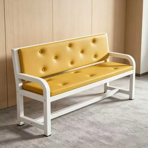 Sillón con Respaldo Acolchado, para Gimnasio, Área de Descanso Interior, Banco de Infusión para Hospital, Sofá, Silla de Espera - Product Image 1