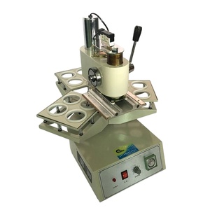 Semi-automatic Rotary Type <b>Plastic</b> Aluminum Foil Cup Packing Sealing Machine for <b>Plastic</b> Paper Cup - Product Image 1