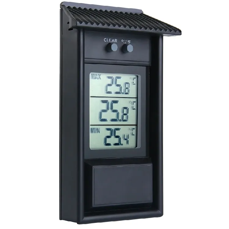 Digital Max Min Thermometer for indoor outdoor refrigerator use