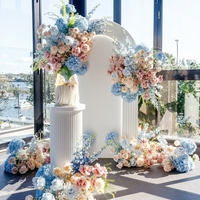Meistverkaufte Künstliche Blumen und Grünzeug-Set für Hochzeitsbühnen-Hintergrund SCENENDEKORATION
