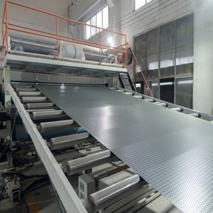 Modern <strong>PVC</strong> Plastic Workshop Vinyl <strong>Flooring</strong> Waterproof Non-Slip Bullet/Coin/Square/Diamond Garage Floor Covering Warehouse - Product Image 5