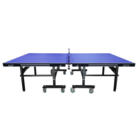 Prix de vente en gros Double Cloud certification ITTF table de ping-pong pliable intérieure ITTF pour l'entraînement