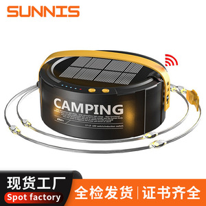Guirnaldas de Luces LED para Exteriores, Linterna de Camping Solar Recargable, Iluminación para Tiendas de Campaña con Diseño de Tira Retráctil Giratoria - Product Image 3