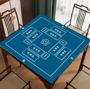 Tapete de Lujo para Mesa de Mahjong y Póker con Superficie de Gamuza de Alta Tecnología, Antideslizante, Reductor de Ruido, Fácil de Limpiar y Resistente a las Manchas para Uso Doméstico - Product Image 1