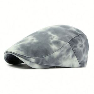 Casquette Gavroche Unisexe Homme Femme Teintée Tie-Dye, Bérets et Casquettes Ivy pour Hommes en Gros - Product Image 4
