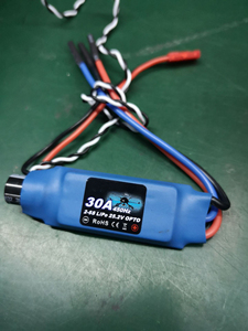ESC 30A pour avion modèle réduit, ESC électrique sans balais 30A pour aile fixe télécommandée, 2-6S personnalisable - Product Image 1