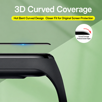Film protecteur d'écran en TPU hydrogel souple transparent anti-rayures à colle intégrale 3D incurvé pour Apple Watch Ultra 3 Outdoor