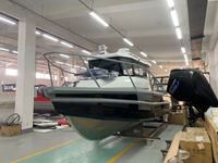 Accu-bateau de pêche de luxe en aluminium, de 25ft, 7.5m, moteur central dans le moyeu, vitesse, yacht, facile à vendre