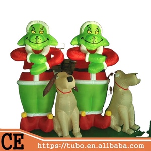 Hot Sale <strong>Inflatable</strong> <strong>Grinch</strong> with Led Light for Christmas - Product Image 2