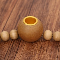 Porte-bougie artisanal en bois vieilli de style rustique et antique, design artistique personnalisé, décoration pour la maison, restaurant, mariage, vintage