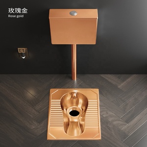 304 thép không gỉ ngồi xổm nhà vệ sinh bồn tiểu Nhà Tù công cộng tầng xả nước tiểu cho thanh KTV với tường treo bể nước - Product Image 3