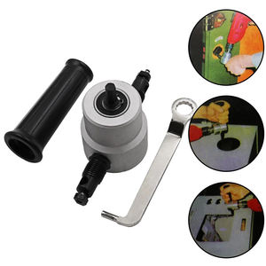 160A Nibble Metaal Snijdende Dubbelkopige Plaatnibbler Zaag Snijder Gereedschap Booropzetstuk Gratis Snijgereedschap <span class=keywords><strong>Nibbler</strong></span> Plaatmetaal Snijder - Product Image 2