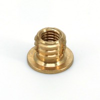 Insert Sekrup Berulir Kuningan Khusus dengan Motif Knurled, Mur Tembaga M2 M3 M4 M5, Insert Berulir untuk Kayu