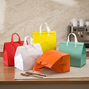Custom Logo Promotional Biodegradable Aluminum Fabric Thermal Leak Proof Insulated Food <b>Cooler</b> <b>Backpack</b> Bag - Product Image 1