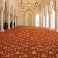 Échantillon Gratuit Tapis de Prière pour Mosquée 80% Laine 20% Nylon Bouclé 8mm Taille Personnalisée