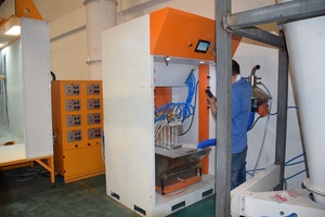 Línea de Recubrimiento en Polvo Semiautomática con Cabina de <span class=keywords><strong>Pintura</strong></span> Electrostática Automática y <span class=keywords><strong>Horno</strong></span> de Curado en Tailandia - Product Image 4