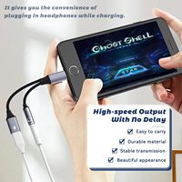 Adaptateur de chargeur audio Type C vers 3,5 mm 2 en 1 Type C vers prise casque Convertisseur de charge rapide Adaptateur séparateur