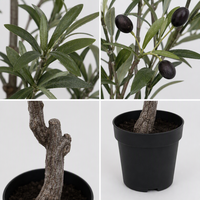 UV-bestendige kunstmatige olijfboom simulatie groene plant voor binnen, buiten, tuin, restaurant, groothandel, OEM