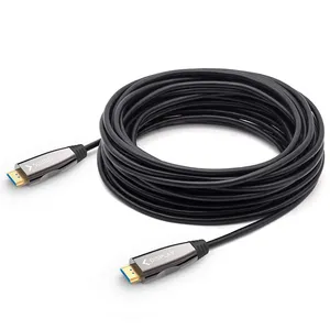 Fiber optik TV AOC kablosu yüksek hızlı HDMI 2.0 4K Ultra HD aktif optik Fiber HDMI tipi A-A kablo