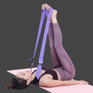 สายยืดหยุ่นสีม่วงสำหรับโยคะ เต้น ฟิตเนส ออกกำลังกาย ช่วยยืดกล้ามเนื้อ - Product Image 3