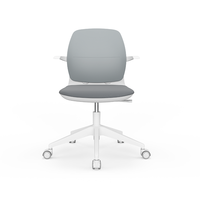 Chaise de bureau moderne pour étudiants, idéale pour les salles de formation scolaires, équipée d'un pivotement à 360° °   Plateau tournant