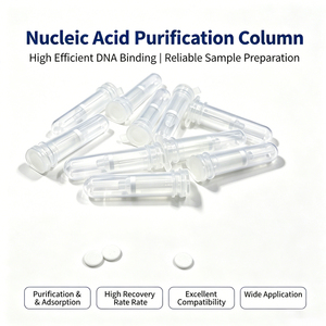Série de consommables pour l'extraction d'acides nucléiques : Colonnes de centrifugation compactes à 8 couches avec membranes filtrantes pour laboratoires centrifugatifs - Product Image 1