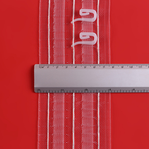 Maison décorative crayon accessoire <span class=keywords><strong>euro</strong></span> pli transparent ruban de rideau pour chambre - Product Image 3