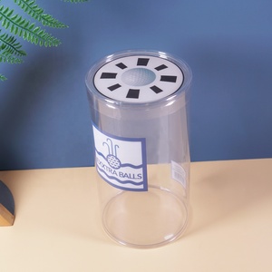 Thiết Kế Xi Lanh Nhựa Vòng Ống Hộp Tùy Chỉnh Rõ Ràng PET Tennis Balls Hình Trụ Bao Bì Trong Suốt - Product Image 2