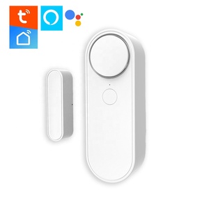 Alarma de Apertura y Cierre de Puerta y Ventana de Alta Decibeles (90dB) con <span class=keywords><strong>4</strong></span> Niveles de Volumen, Automatización y Seguridad para el Hogar Inteligente, Sensor de Puerta <span class=keywords><strong>WiFi</strong></span> Tuya - Product Image 1