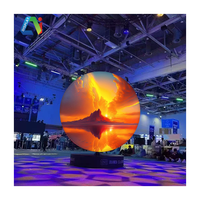 Pantalla LED de Globo Terráqueo Creativa para Planetario y Exhibición, Pantalla Curva Redonda de 360 Grados, Video Wall de Pantalla LED Esférica Flexible