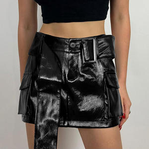 Rok sabuk pakaian kerja pelangsing pinggang tinggi kulit cerah wanita rok Fashion seksi tari anak perempuan seksi - Product Image 2