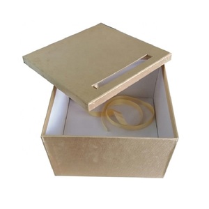 De tela de seda de cartón de embalaje caja de regalo <span class=keywords><strong>para</strong></span> boda efectivo regalo - Product Image 4