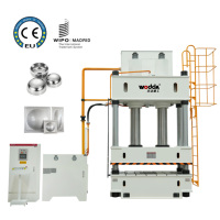 Presse hydraulique automatique à quatre colonnes de 500 tonnes pour le formage profond de tôles d'acier, idéale pour le tiroir de tôles de réservoirs d'eau