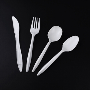 Factory directly sets plastic spoon disposable plastic spoon and fork knife pp plastic spoon,and fork knife 2.5g measuring