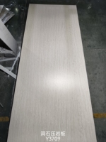 Panneau mural en PVC effet marbre travertin 1220*2440mm, feuille de marbre PVC UV