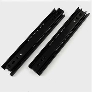 Riel de guía de bola engrosado de tres secciones de cierre suave y silencioso de alta resistencia de 200mm-600mm para cajones de cocina, dormitorio y baño - Product Image 1
