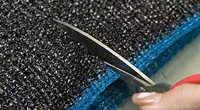 Personnalisation en gros 30% ~ 90% tissu de maille de blocage du soleil filet d'ombrage de maille en plastique noir serre agricole escargot de soleil