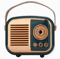 Speaker baru, retro mini portabel kartu audio radio speaker nirkabel