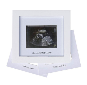 Marco de Fotos para Ecografía de Bebé, Recuerdo de Ultrasonido 'Amor a Primera Vista', Regalo para Recién Nacido con Tarjeta de Bienvenida, OEM - Product Image 4
