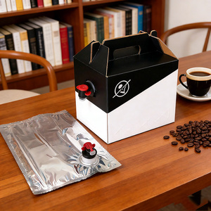 Bolsa Doypack de 5L de Grado Alimenticio, Personalizada, Resistente al Alcohol, Material VMPET, Bolsa Termosellada en Caja con Válvula para Vino Vodyka - Product Image 5
