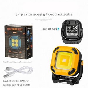 Luz de trabajo de alta calidad para exteriores, multifuncional, ultracompacta, de bolsillo, con base magnética y alta luminosidad. - Product Image 3